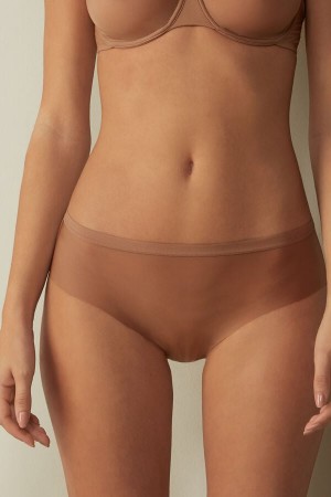 Beige Intimissimi Invisible Touch Women Briefs | 6JgS6UaD