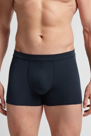 Black Intimissimi Natural Fresh Cotton Men Boxer | UUZfNZ77