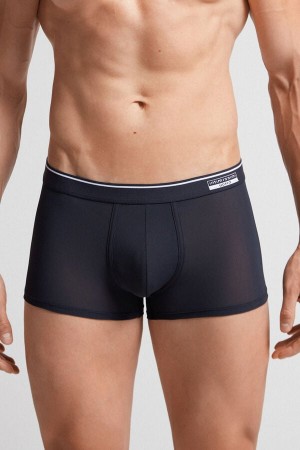 Black Intimissimi Super Fresh Micro-Mesh Men Boxer | BZtiRm00