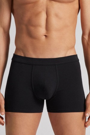 Black Intimissimi Superior Cotton Men Boxer | Cc2GY1IC