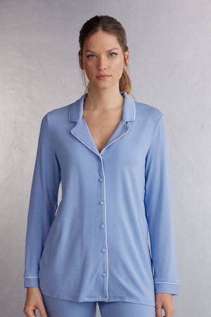 Blue Intimissimi Micromodal Women Pajamas | nzFGoQTc