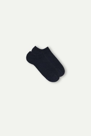 Blue Intimissimi No-Show Terrycloth Men Socks | wnIk9Uu9