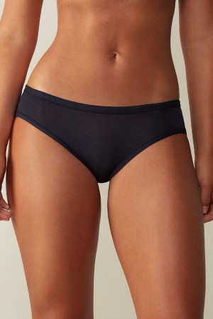 Blue Intimissimi Ultralight Cotton Women Panties | mcrazSgb