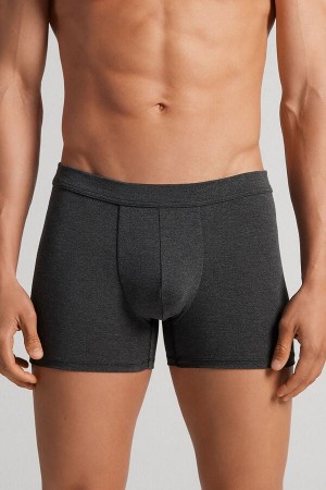 Dark Grey Intimissimi Modal And Silk Men Boxer | Ifwqgvhi