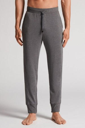 Deep Grey Intimissimi Micromodal Men Trousers | rpejgNZi