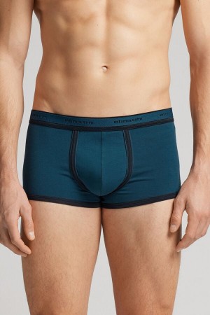 Green Intimissimi Superior Cotton With Logo Men Boxer | gwpJUIZ0