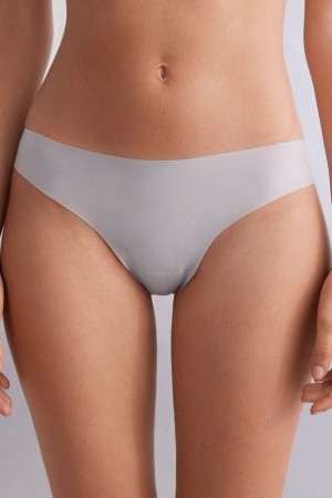 Grey Intimissimi Brazilian Seamless Ultra Light Microfiber Women Briefs | uKHwqmXs