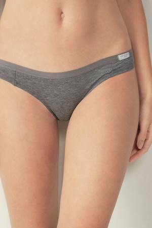 Grey Intimissimi Cotton Women Panties | yyKUyUlk