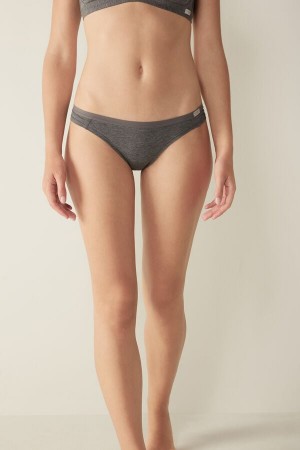 Grey Intimissimi Cottonzilian Women Briefs | ADCGvFf5