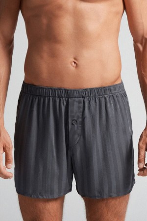 Grey Intimissimi Woven Modal Men Boxer | fRSiaUo2