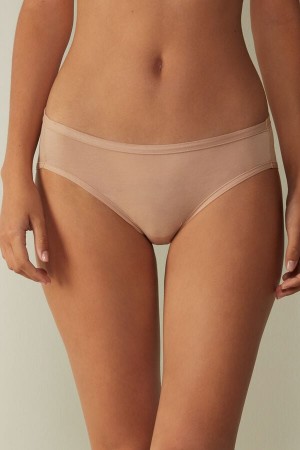 Orange Beige Intimissimi Ultralight Cotton Women Panties | pUmbTIrN