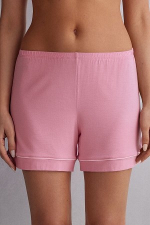 Pink Intimissimi Modal With Contrast Trim Women Shorts | Ds05kqFD