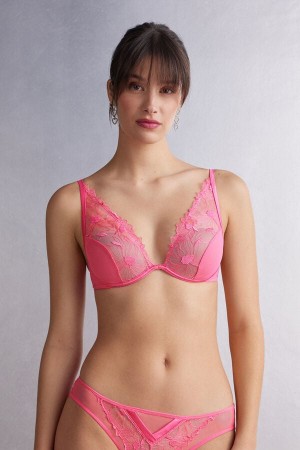 Pink Intimissimi Sweet Like Sugar Elena Balconette Women Bra | CNnUIo6m