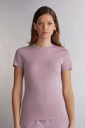 Pink Intimissimi Ultrafresh Cotton Women Short Sleeve | ciBRDHvq