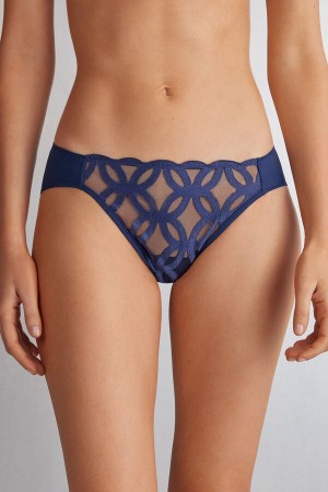 Purple Intimissimi Crafted Elegance Women Panties | XHjUj0DU