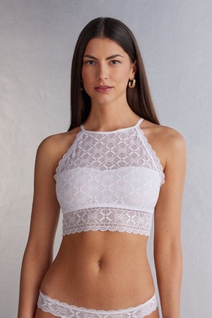 White Intimissimi Lace Women Bra | xYtHji0U