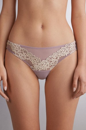 White Intimissimi Pretty Flowerszilian Women Briefs | 2pT3erhz