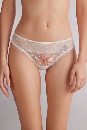 White Intimissimi Summer Sunsetzilian Women Briefs | 4Toyc3qU