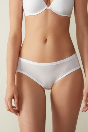 White Intimissimi Ultralight Cotton Women Panties | 8Q2nc0ti