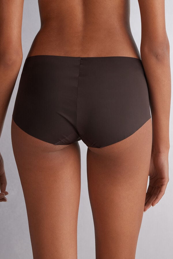 Beige Brown Intimissimi Seamless Microfiber Hipster Women Briefs | i8K1jNYk