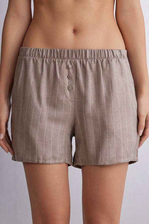 Beige Intimissimi Comfort First Woven Modal Women Shorts | v2s7aYkW