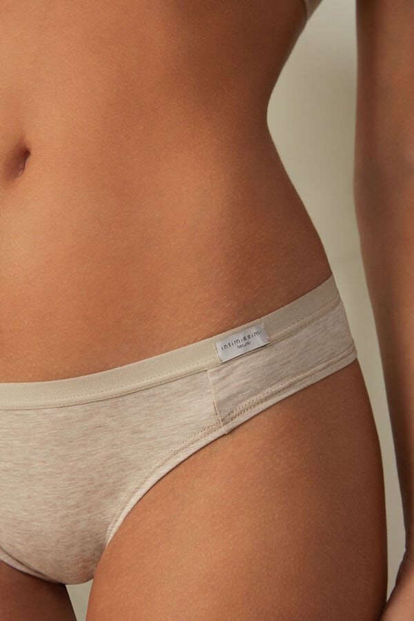 Beige Intimissimi Cottonzilian Women Briefs | xifycarw