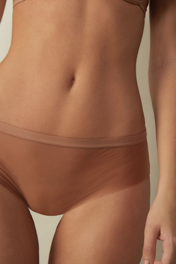 Beige Intimissimi Invisible Touch Women Briefs | 6JgS6UaD