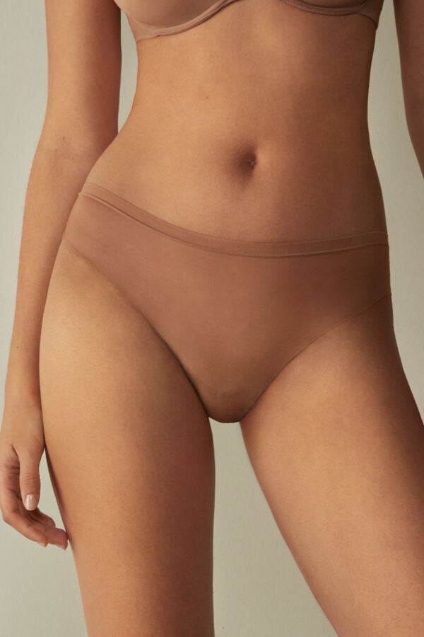 Beige Intimissimi Invisible Touchzilian Women Briefs | ih9TWQRy