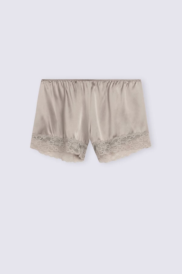 Beige Intimissimi Silk Women Shorts | ixmaStjy