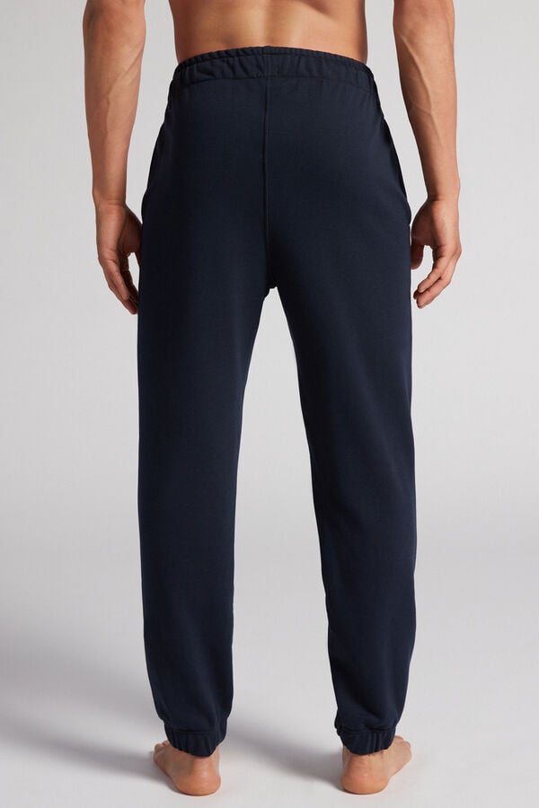 Black Intimissimi Full Length Lightweight Sweat Men Pants | W40rDvuQ