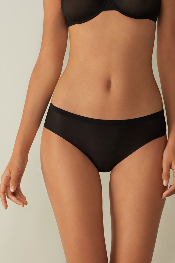 Black Intimissimi Invisible Touch Women Briefs | hYBg3kDF