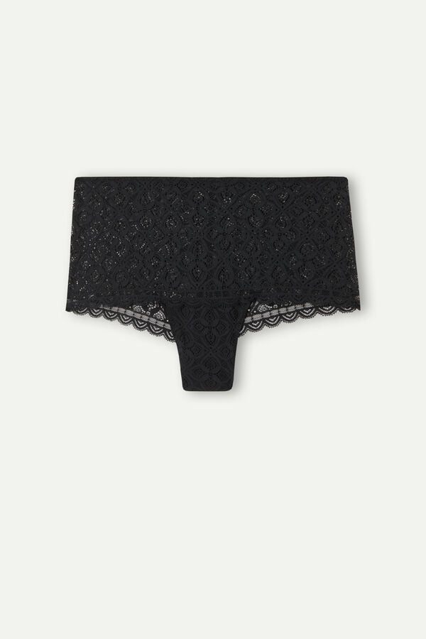 Black Intimissimi Lace Hipster Women Briefs | bQzvqv5l