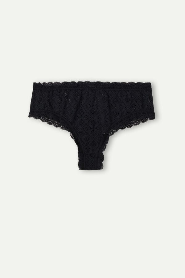 Black Intimissimi Lace Hipsterzilian Women Briefs | 39ZCNDzN