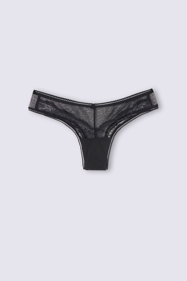 Black Intimissimi Lace Never Gets Oldzilian Women Briefs | DQDWDzU3