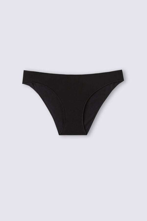 Black Intimissimi Low Rise Cotton Women Panties | hq8KWX7U