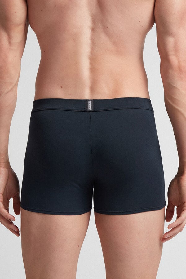 Black Intimissimi Natural Fresh Cotton Men Boxer | UUZfNZ77