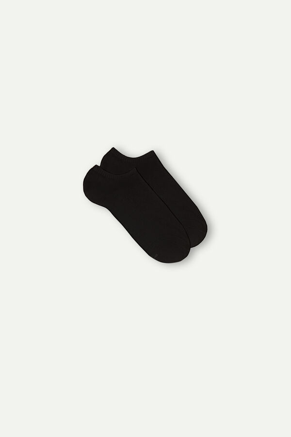 Black Intimissimi No-Show Terrycloth Men Socks | t1mDW86x