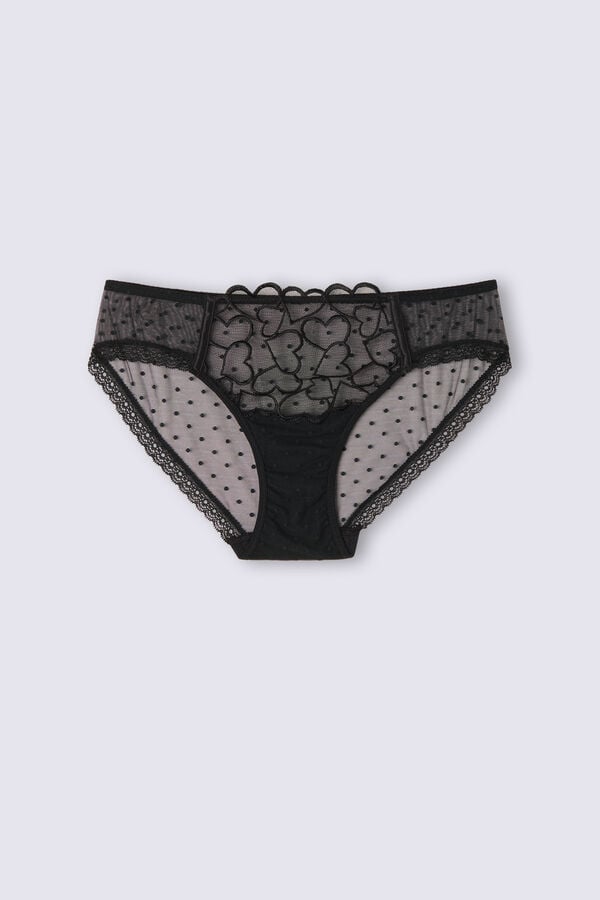 Black Intimissimi Queen Of Hearts Women Panties | shGengJ0