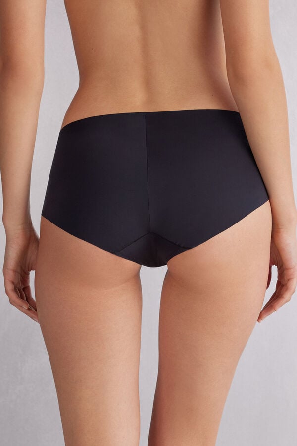 Black Intimissimi Seamless Microfiber Hipster Women Briefs | UIhGjTIC