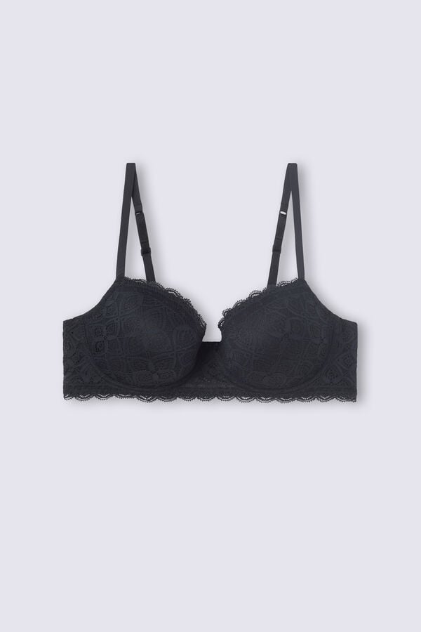 Black Intimissimi Sofia Balconette Lace Women Bra | wo9ZDSWv