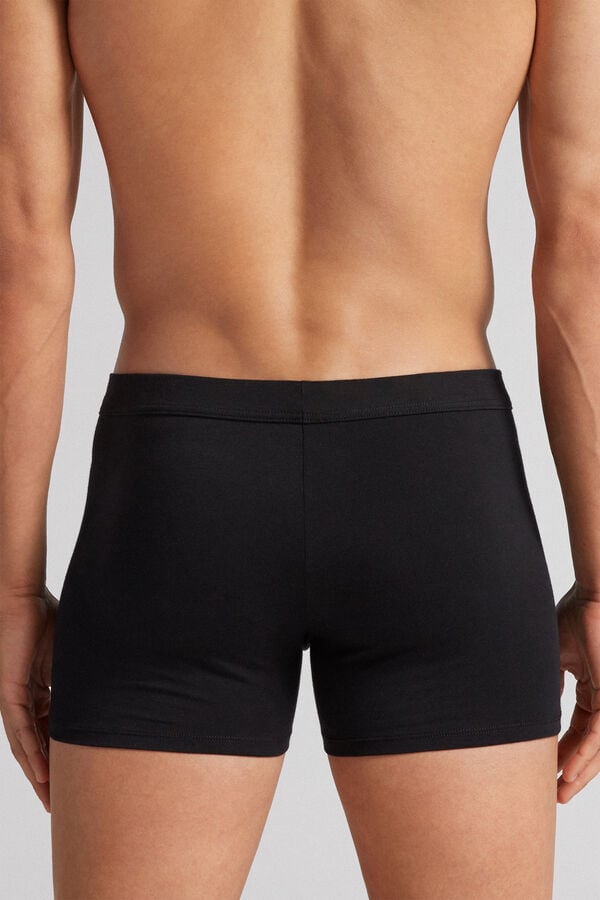 Black Intimissimi Superior Cotton Men Boxer | Cc2GY1IC