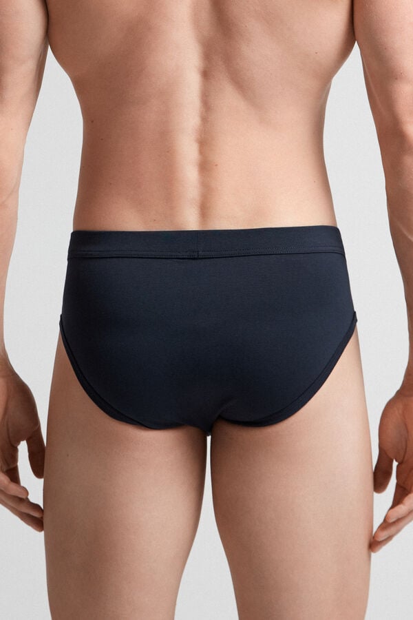 Black Intimissimi Superior Cotton Men Briefs | DnXlU507