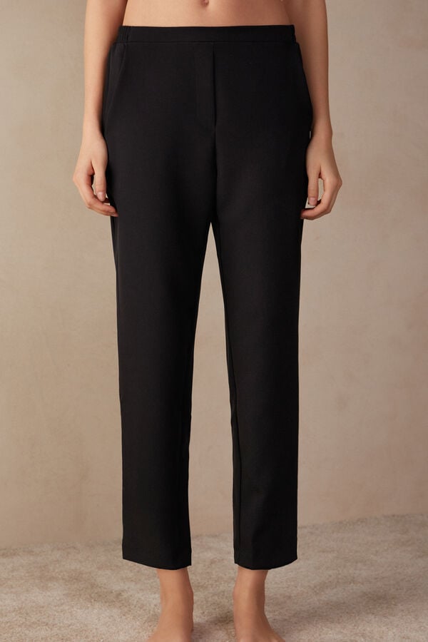 Black Intimissimi TrouPockets Women Trousers | eipb39JN