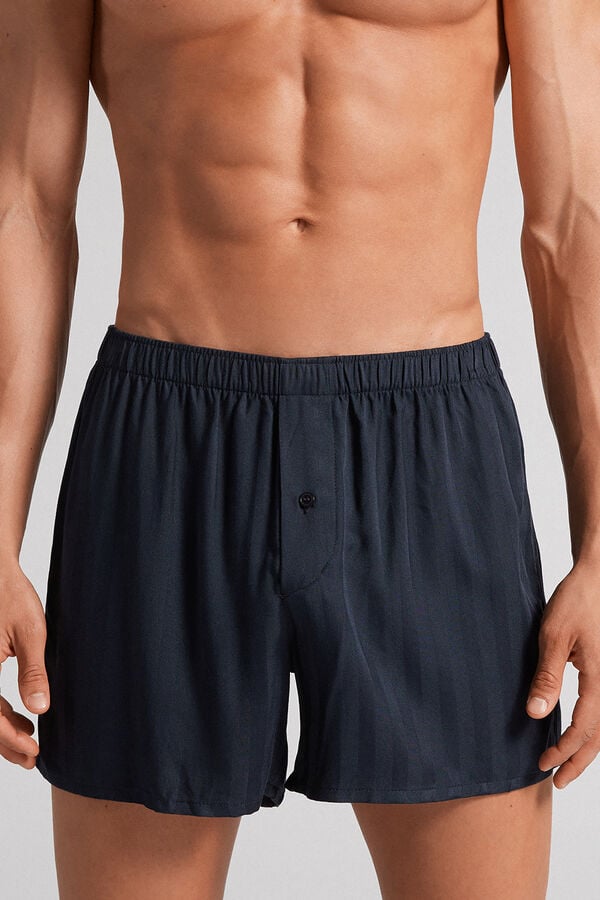 Black Intimissimi Woven Modal Men Boxer | uNHuGSIG