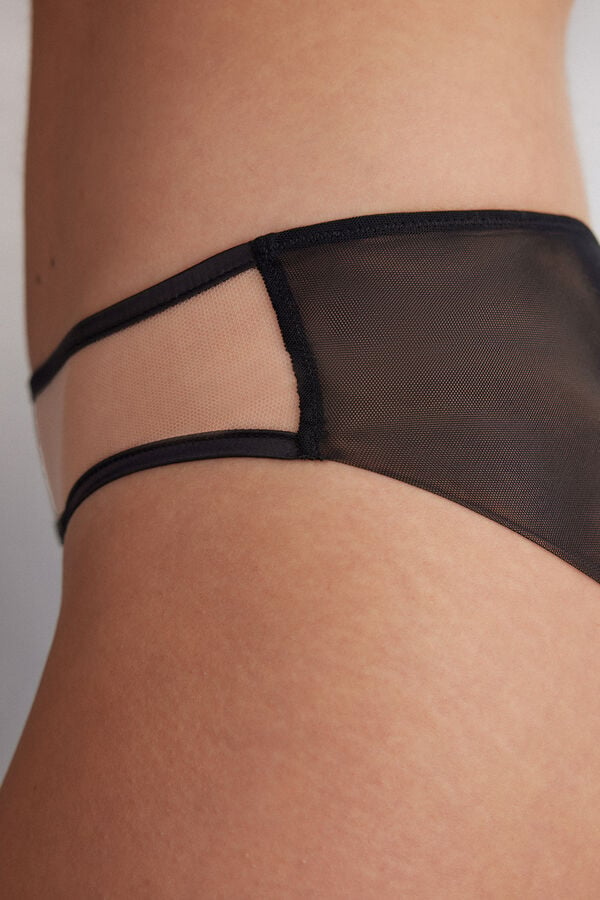 Black / Beige Intimissimi Luxury Moments Women Panties | ezhopDNJ