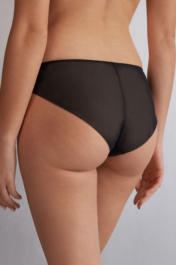 Black / Beige Intimissimi Luxury Moments Women Panties | ezhopDNJ