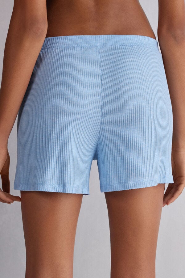 Blue Intimissimi Chic Comfort Modal Women Shorts | R9BXi5oU