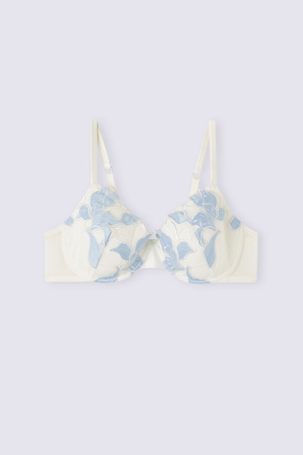 Blue Intimissimi Eternal Flowers Francesca Balconette Women Bra | aa559ZvZ