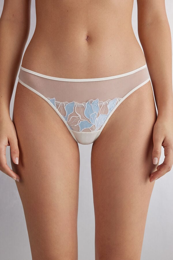 Blue Intimissimi Eternal Flowerszilian Women Briefs | I0UScjIi