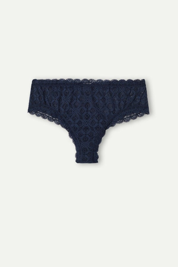 Blue Intimissimi Lace Hipsterzilian Women Briefs | UfCBtc7U